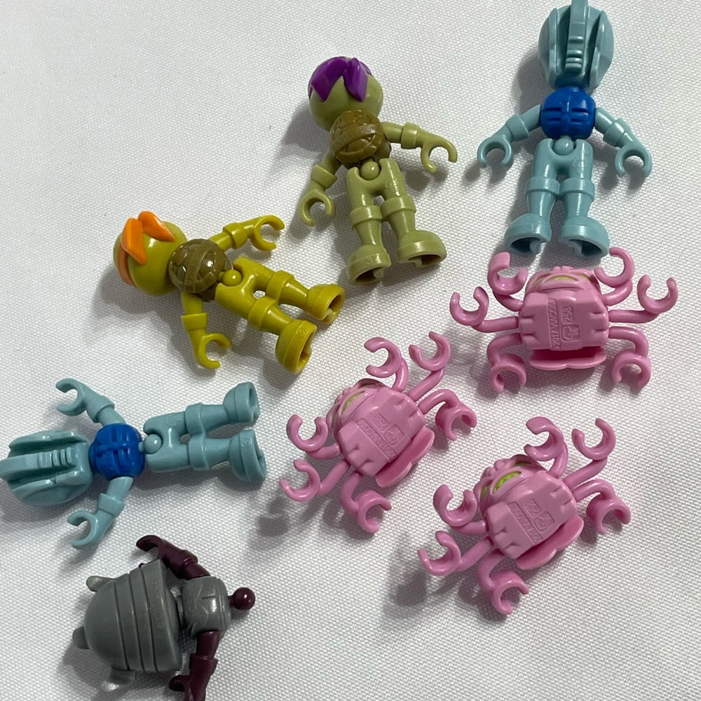 Kinder Surprise TMNT Teenage Mutant Ninja Turtles toy figures krang shredder guc - Picture 7 of 7